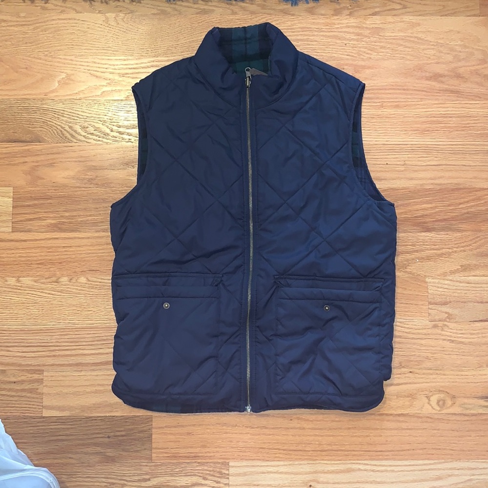 J Crew Reversible Down Vest